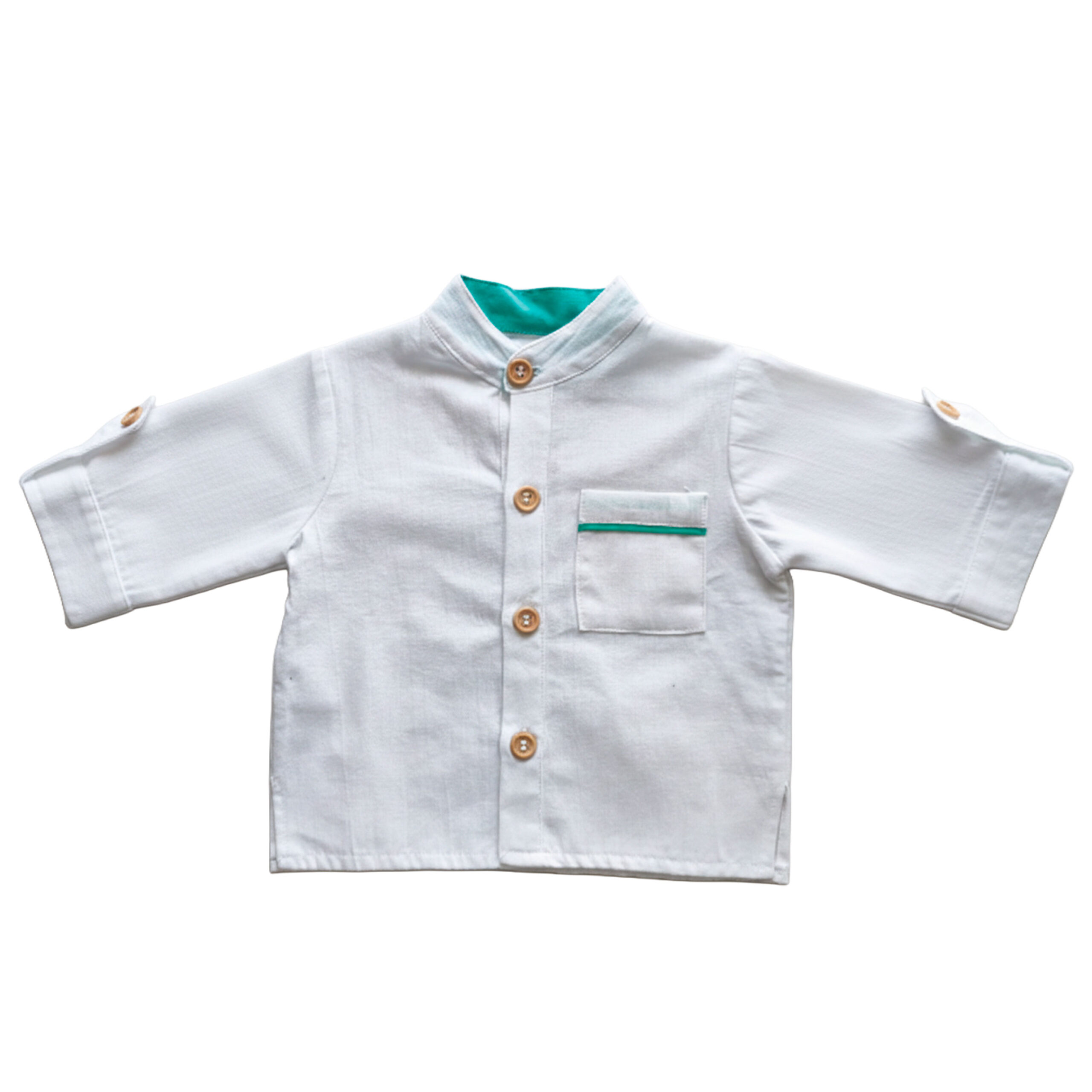 Conjunto Emi Blanco y Menta