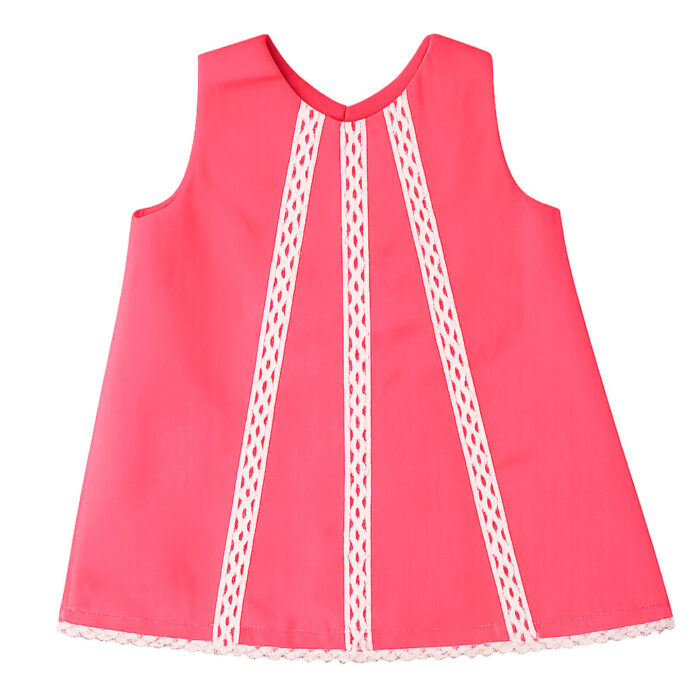 Batita 3 Encajes Rosa